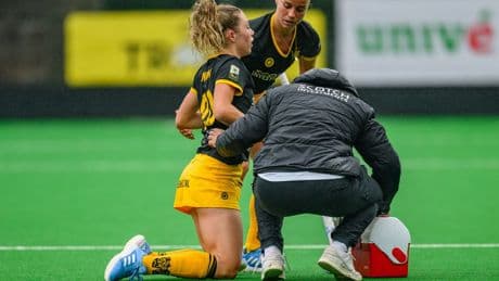 Hockeyster Nunnink maanden uitgeschakeld met zware knieblessure, mist finale play-offs