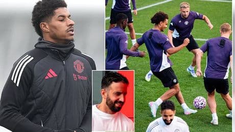 Marcus Rashford reports back early for Man United training despite being one of five players told to stay away to secure Old Trafford exits