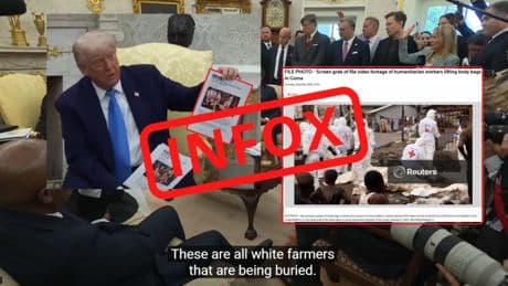 «Génocide» de fermiers blancs en Afrique du Sud: l'image brandie par Trump provient en réalité de RDC