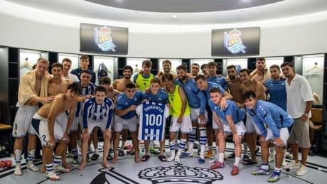 Turrientes cumplió 100 partidos con la Real como titular pero sufriendo