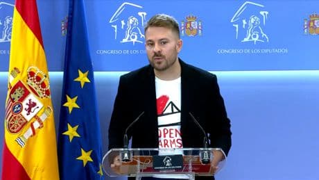 Un diputado de Compromís pide que España intervenga militarmente en Gaza para defender a la población