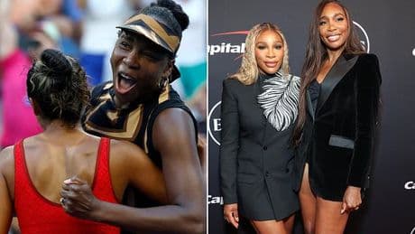 Venus Williams, 45, challenges sister Serena after moving into last eight of US Open doubles: 'You need to show up'