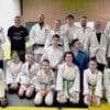Jason Grandy, Champion paralympique lors des Jeux de Paris, anime un atelier judo à Landivisiau