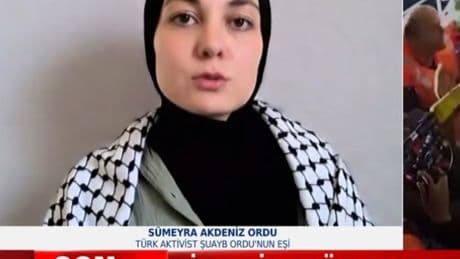 Türk aktivistin eşi Habertürk'e konuştu.