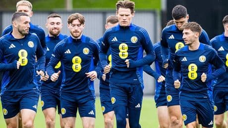 THE STUFF OF CHAMPIONS: Scotland boss Steve Clarke is delighted to be surrounded by title winners from Premier League, Serie A and beyond