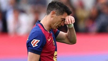 Lewandowski se perderá la final de Copa ante el Real Madrid por lesión en el isquiotibial