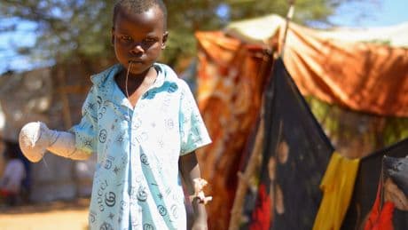 Starving Sudanese people eating weeds to survive amid brutal war