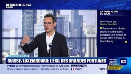 La bourse cash : « Face aux incertitudes : Les riches américains déplacent leur fortune en Suisse et les français au Luxembourg ! » - 25/04