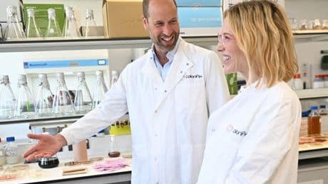 Prince William teams up with Hollywood royalty Cate Blanchett for unexpected outing