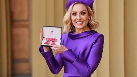 Strictly's Amy Dowden makes emotional King Charles speech in cancer update