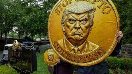 Trump may have skirted the law addressing his crypto investors using the presidential seal