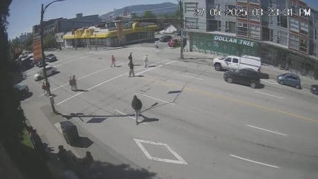 Bear spray attack near Vancouver high school caught on camera