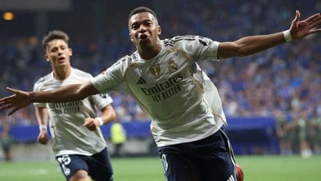 La pegada de Mbappé marca la diferencia ante el Oviedo