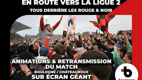 Boulogne-sur-Mer: un écran géant sur la place Dalton pour suivre une possible montée en Ligue 2