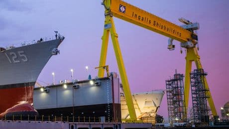 One dead after gunman opens fire at Navy shipbuilding yard, authorities say
