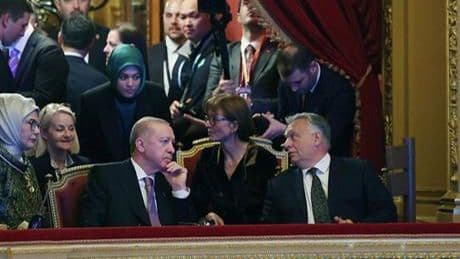 Cumhurbaşkanı Erdoğan Macaristan Başbakanı Viktor Orban ile kültürel programa katıldı