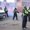 Police deny driving counter-protesters to asylum hotel demonstration