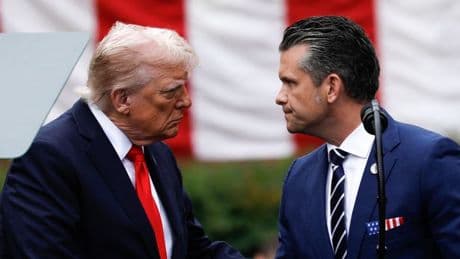 'Trump's Department of War - nothing says peace like dropping bombs on boats'