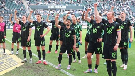 Mit Backstreet Boys & Bier - Wolfsburg feiert nach Grusel-Saison