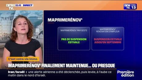 Le dispositif MaPrimeRénov' est finalement maintenu pour certains travaux seulement