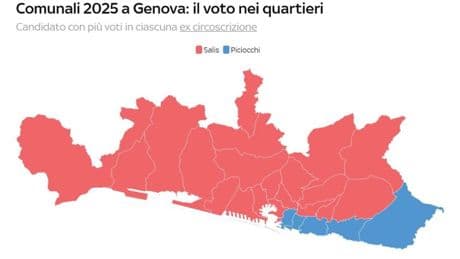 Comunali 2025, la vittoria di Silvia Salis quartiere per quartiere | Le mappe interattive