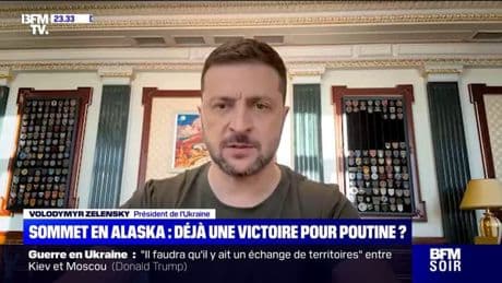 Guerre en Ukraine: "Poutine ne se prépare pas à un cessez-le-feu", estime Volodymyr Zelensky, président de l'Ukraine