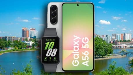 Samsung Galaxy A56 5G + Galaxy Fit 3 mit Blau Allnet M – Smartes Technik-Bundle für wenig Geld