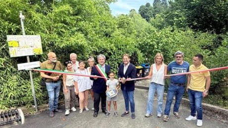 Busalla, inaugurati la nuova passeggiata dell’ex Chiusa e l’area pic nic di Piana Nardin