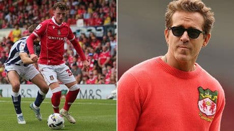 Ryan Reynolds reveals awkward first meeting with Wrexham's record signing before home loss to West Brom