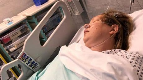 Mum rushed to hospital after suffering stroke while doing cartwheels