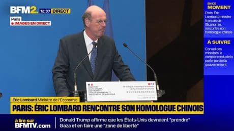 Cognac français: pas de solution trouvée avec la Chine "à ce stade", selon Éric Lombard