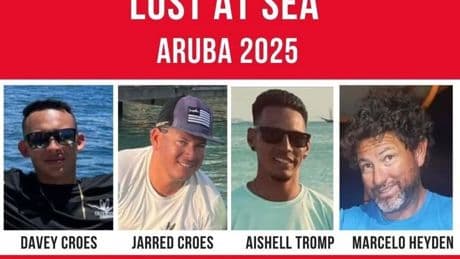 Vier Arubaanse vissers al een week vermist op zee