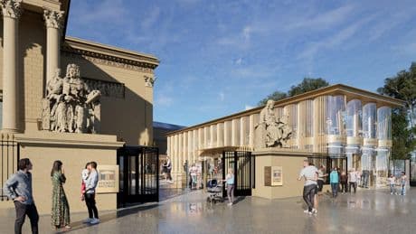 Le futur pavillon d’accueil du public devant l’Assemblée nationale fait polémique