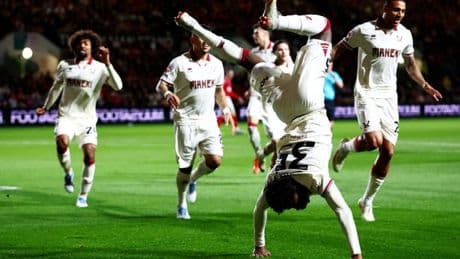 Sheffield United hammer Bristol City to put one foot in Championship playoff final