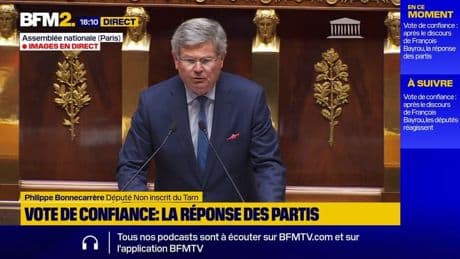 Vote de confiance: "Je ne crois pas à l'homme providentiel", déclare le député Non inscrit, Philippe Bonnecarrère