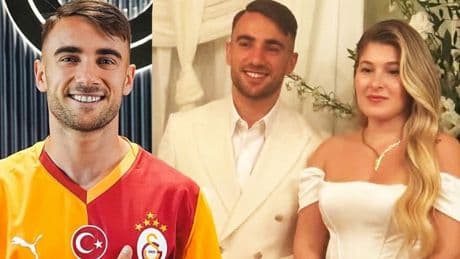 Galatasaray’ın yıldızı Yunus Akgün ve Tuğçe Alaca nişanlandı