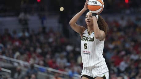 Reese has her first triple double as Sky defeat Sun