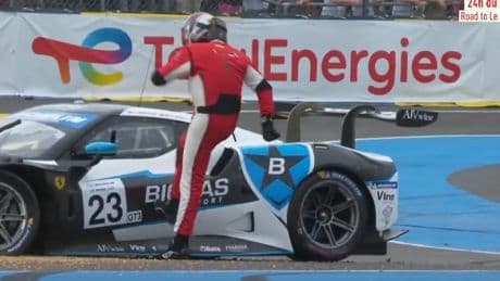 24 heures du Mans : en vidéo, la scène ahurissante d’un pilote proche d’en venir aux mains