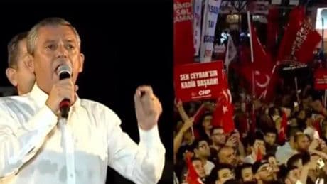Adana Zeydan Karalar için ayakta! CHP lideri Özgür Özel on binlere seslendi
