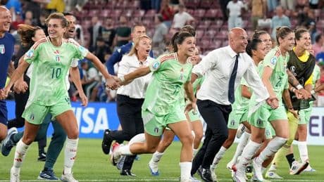 Italy aim to make history at Euro 2025 three years after turning professional