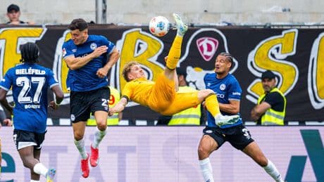 War´s das Tor des Jahres? - Hier zaubert Herrmann Dynamo zum ersten Sieg
