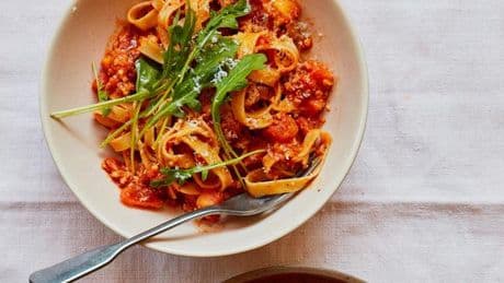Tagliatelle mit Sommertomaten-Pesto: Guten Tag, ihr Tagliatelle!
