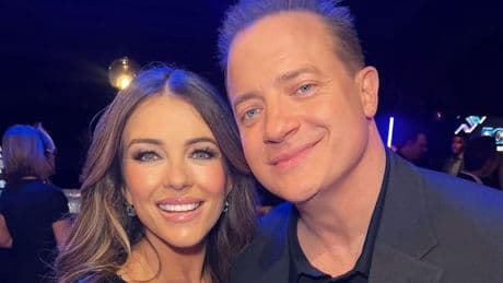 Liz Hurley reunites with legendary Bedazzled co-star Brendan Fraser for new project