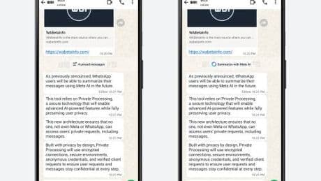 WhatsApp, "riassunti" delle chat con l'intelligenza artificiale: ecco come