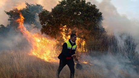 Última hora de los incendios en España | Al menos seis grandes fuegos siguen descontrolados dejando ya dos muertos y decenas de heridos