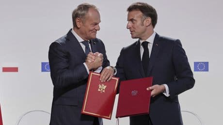 France, Poland pledge mutual defence in new cooperation treaty