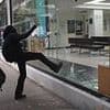 Now anti-tourism protests spread to MEXICO as crowds are 'seen harassing foreigners' and smashing shopfronts during mass demonstration in holiday hotspot