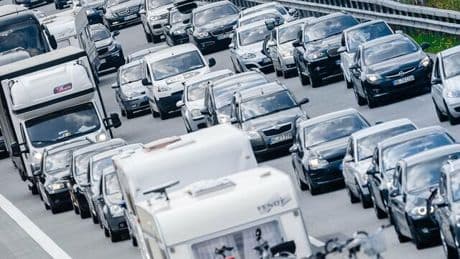 Volle Straßen: Es gibt immer mehr Autos in Deutschland