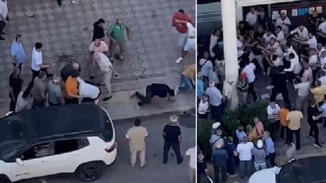 Samsun’da CHP delege seçiminde çıkan kavga kamerada