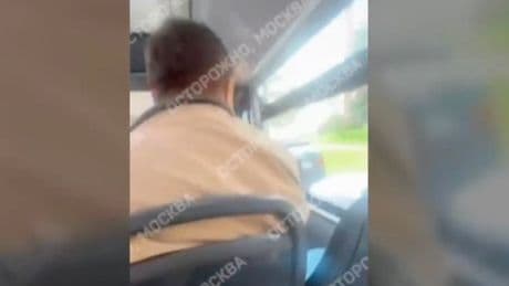 Moscow bus passengers told to rush to bomb shelters as nuclear warning played